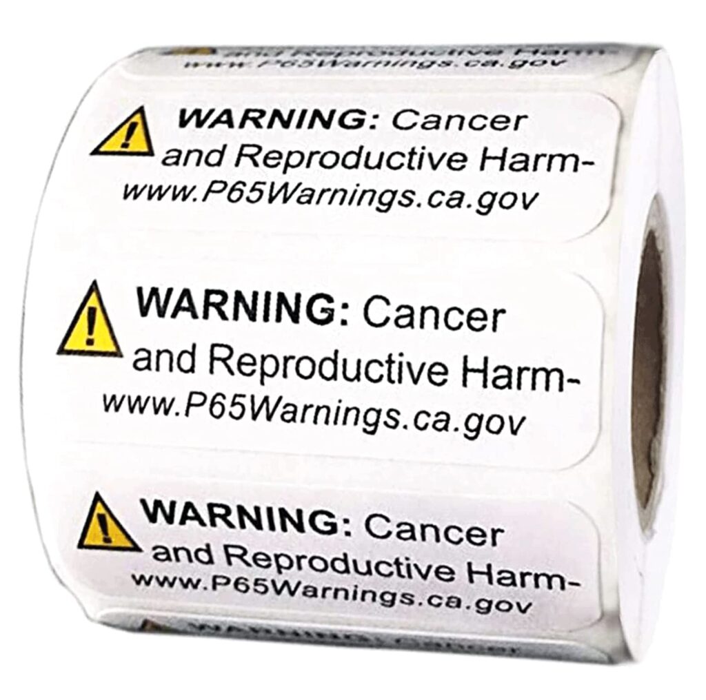 Warning Sticker